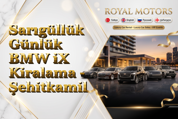 Sarıgüllük Günlük BMW iX Kiralama - Şehitkamil
