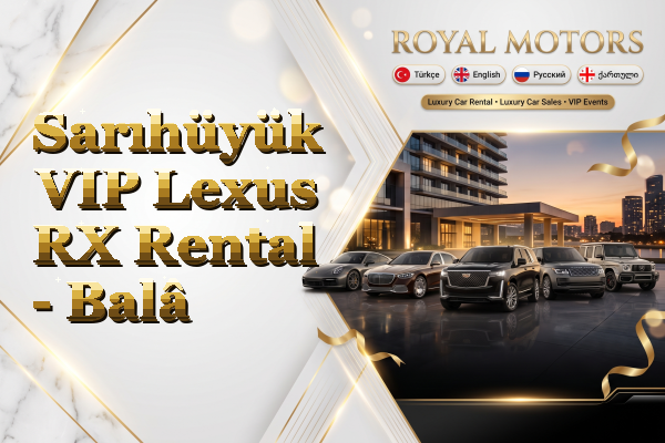 Sarıhüyük VIP Lexus RX Rental - Balâ