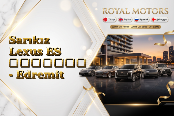 Sarıkız Lexus ES გაყიდვა - Edremit