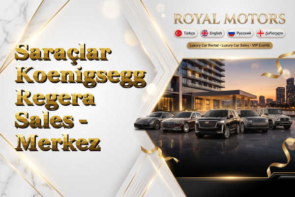Saraçlar Koenigsegg Regera Sales - Merkez