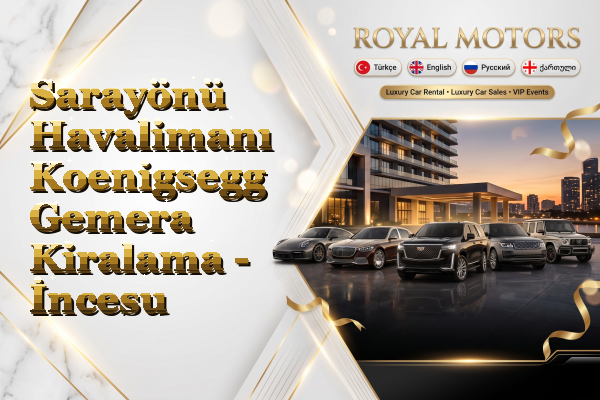 Sarayönü Havalimanı Koenigsegg Gemera Kiralama - İncesu