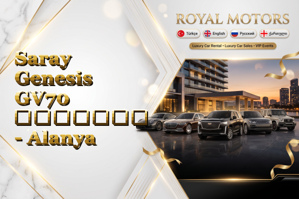 Saray Genesis GV70 გაყიდვა - Alanya