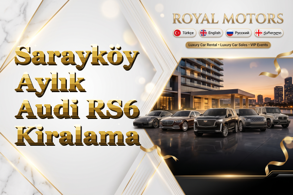 Sarayköy Aylık Audi RS6 Kiralama