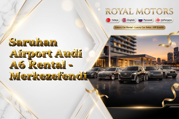 Saruhan Airport Audi A6 Rental - Merkezefendi
