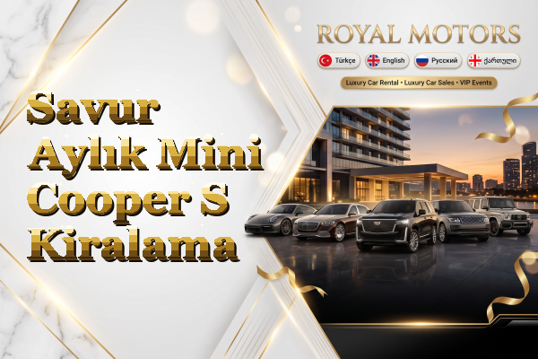 Savur Aylık Mini Cooper S Kiralama