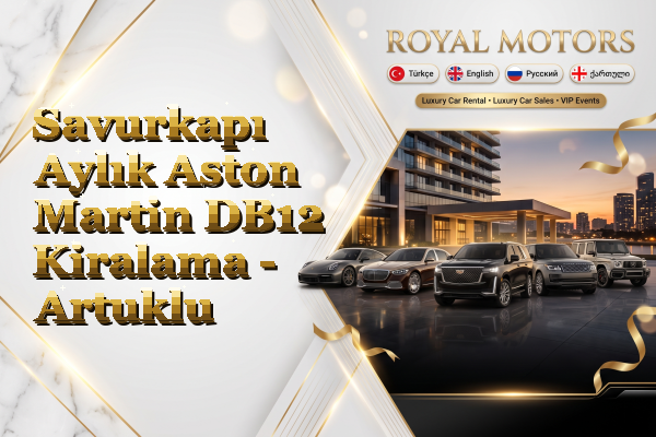 Savurkapı Aylık Aston Martin DB12 Kiralama - Artuklu
