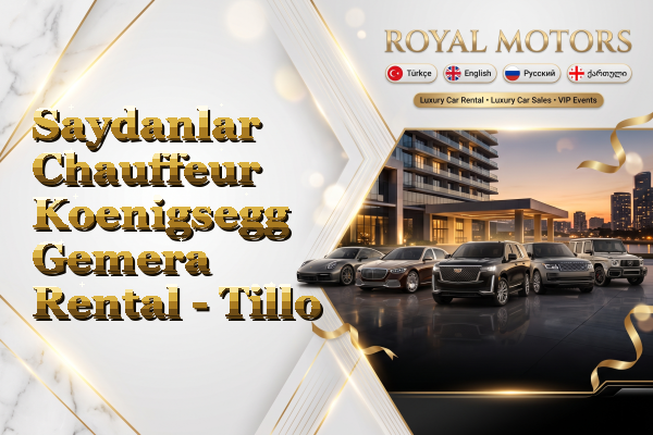 Saydanlar Chauffeur Koenigsegg Gemera Rental - Tillo