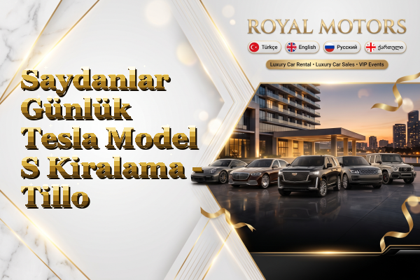 Saydanlar Günlük Tesla Model S Kiralama - Tillo
