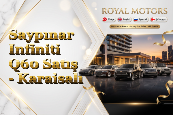 Saypınar Infiniti Q60 Satış - Karaisalı