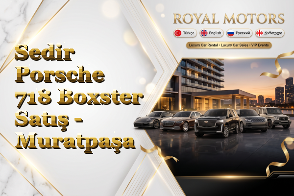 Sedir Porsche 718 Boxster Satış - Muratpaşa