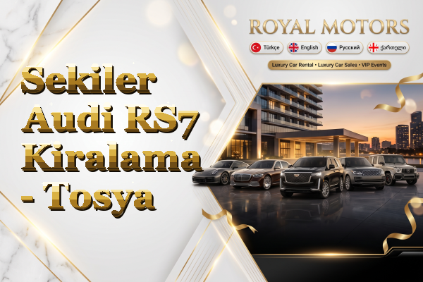 Sekiler Audi RS7 Kiralama - Tosya