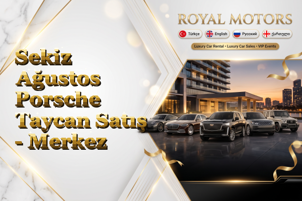 Sekiz Ağustos Porsche Taycan Satış - Merkez