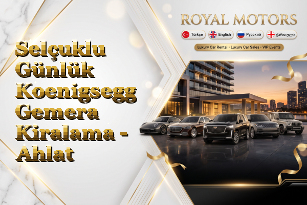 Selçuklu Günlük Koenigsegg Gemera Kiralama - Ahlat