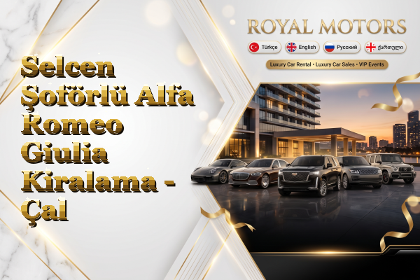 Selcen Şoförlü Alfa Romeo Giulia Kiralama - Çal