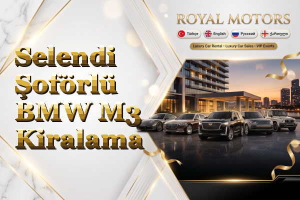Selendi Şoförlü BMW M3 Kiralama