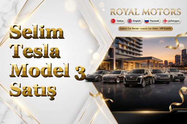 Selim Tesla Model 3 Satış