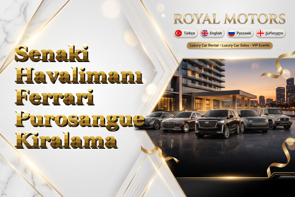 Senaki Havalimanı Ferrari Purosangue Kiralama