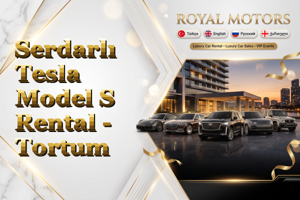 Serdarlı Tesla Model S Rental - Tortum