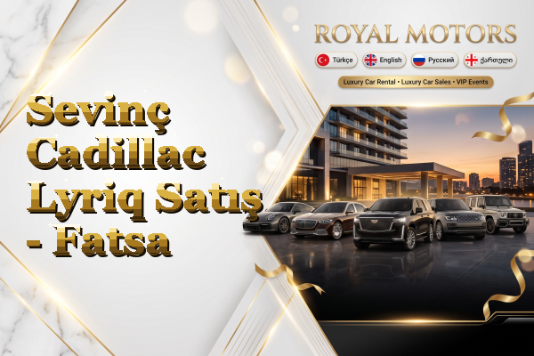 Sevinç Cadillac Lyriq Satış - Fatsa