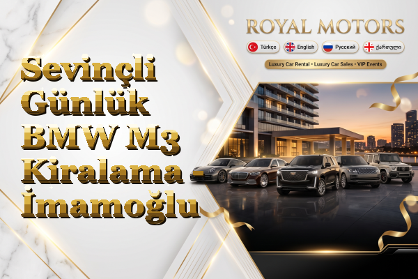 Sevinçli Günlük BMW M3 Kiralama - İmamoğlu