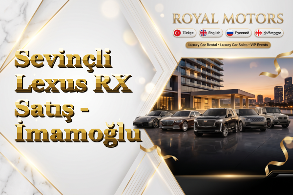 Sevinçli Lexus RX Satış - İmamoğlu