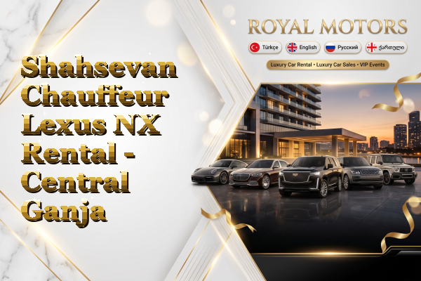 Shahsevan Chauffeur Lexus NX Rental - Central Ganja