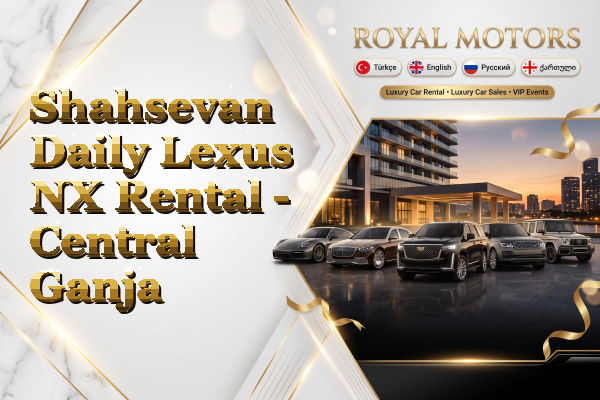 Shahsevan Daily Lexus NX Rental - Central Ganja