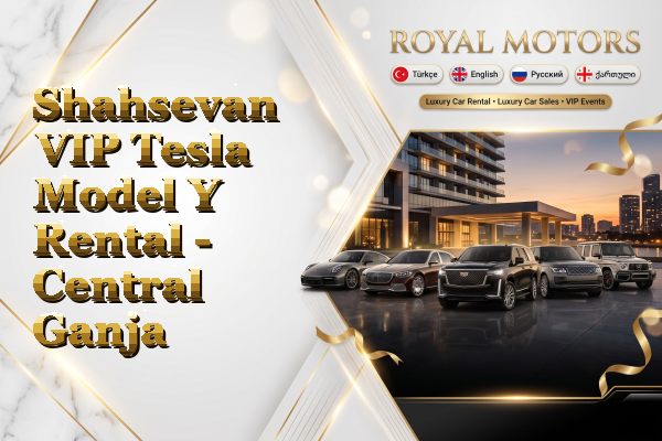 Shahsevan VIP Tesla Model Y Rental - Central Ganja