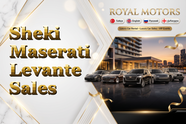Sheki Maserati Levante Sales