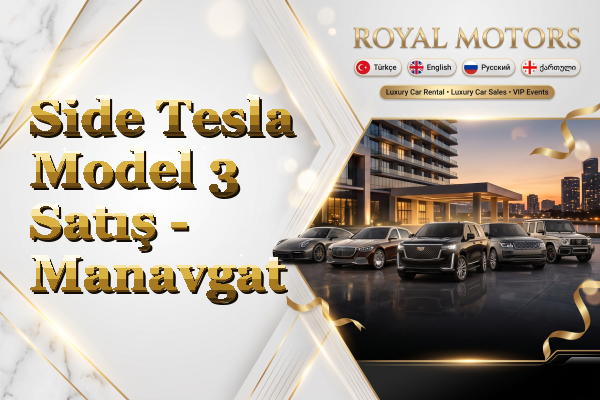 Side Tesla Model 3 Satış - Manavgat