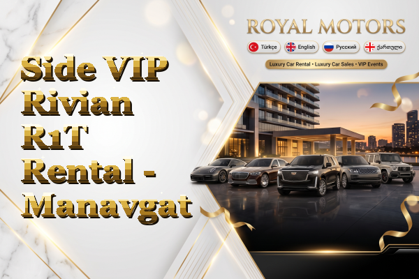 Side VIP Rivian R1T Rental - Manavgat