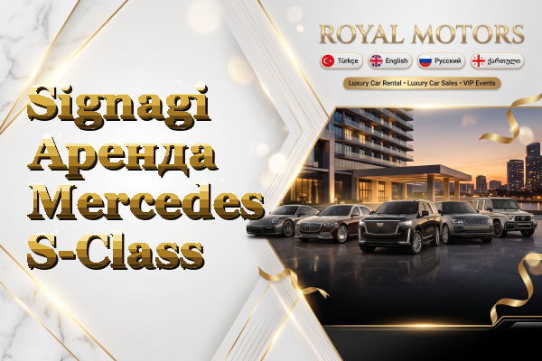 Signagi Аренда Mercedes S-Class