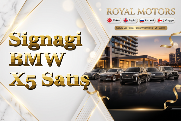Signagi BMW X5 Satış