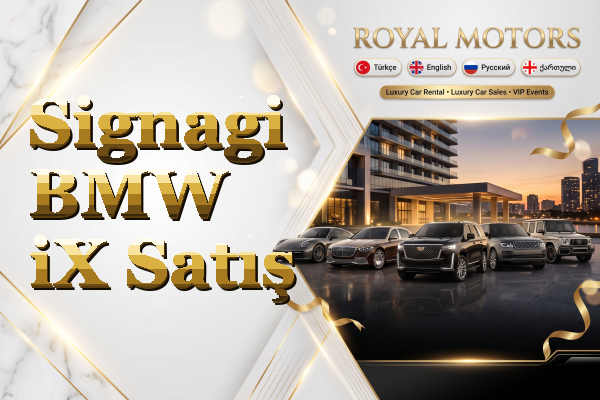 Signagi BMW iX Satış