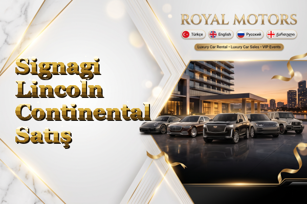 Signagi Lincoln Continental Satış