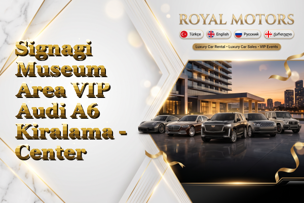 Signagi Museum Area VIP Audi A6 Kiralama - Center