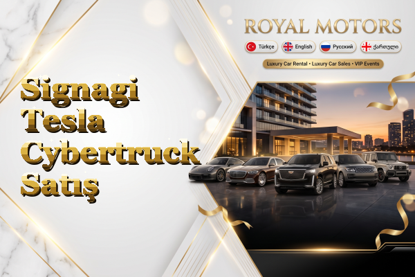 Signagi Tesla Cybertruck Satış
