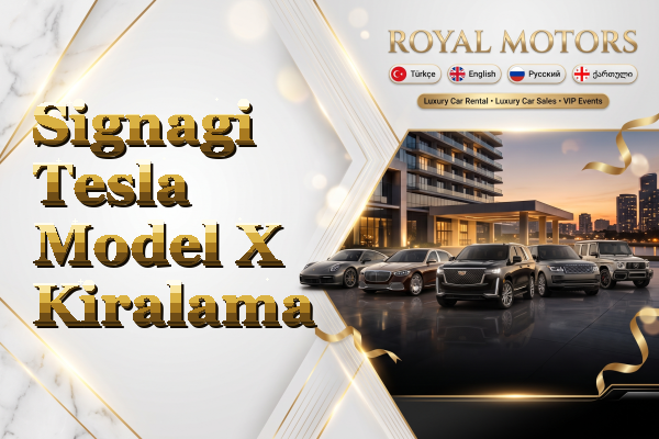 Signagi Tesla Model X Kiralama