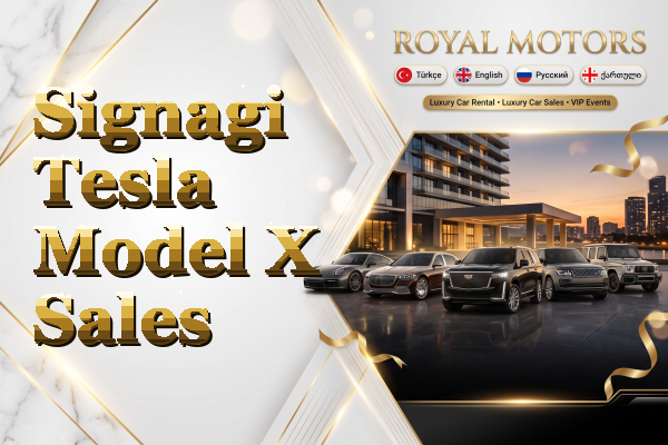 Signagi Tesla Model X Sales