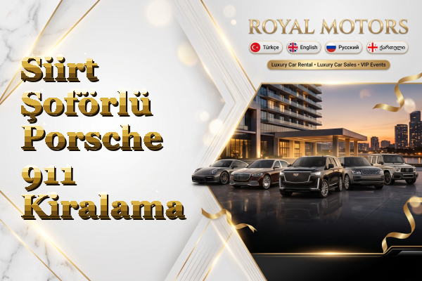 Siirt Şoförlü Porsche 911 Kiralama