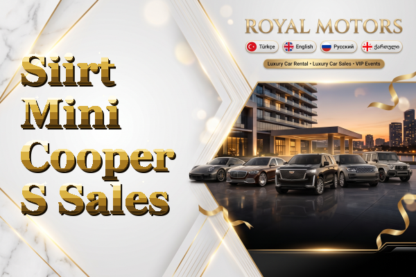 Siirt Mini Cooper S Sales