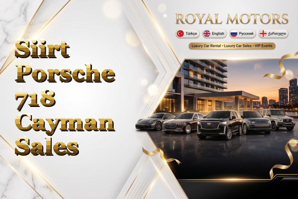 Siirt Porsche 718 Cayman Sales