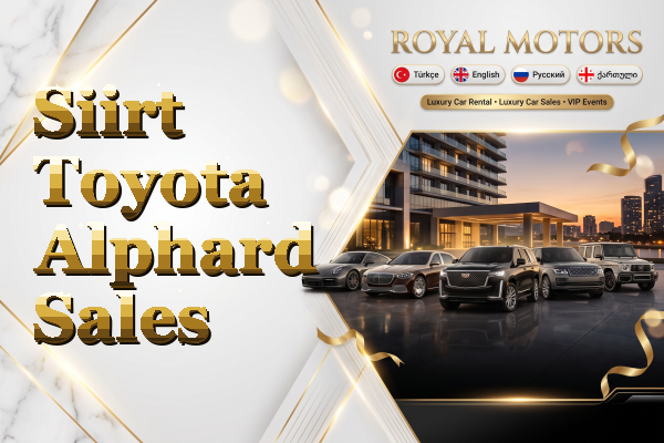 Siirt Toyota Alphard Sales