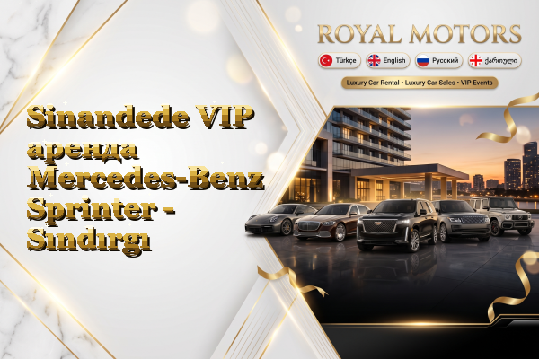 Sinandede VIP аренда Mercedes-Benz Sprinter - Sındırgı
