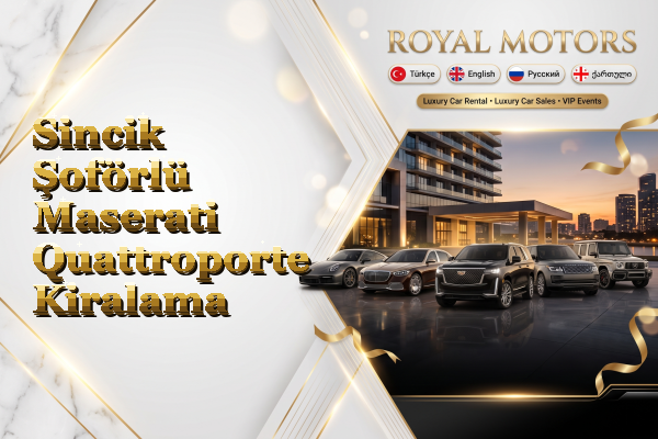 Sincik Şoförlü Maserati Quattroporte Kiralama