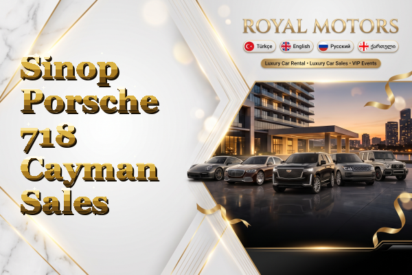 Sinop Porsche 718 Cayman Sales