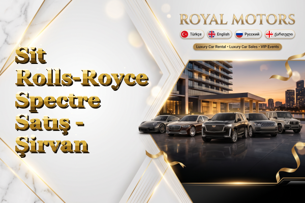 Sit Rolls-Royce Spectre Satış - Şirvan