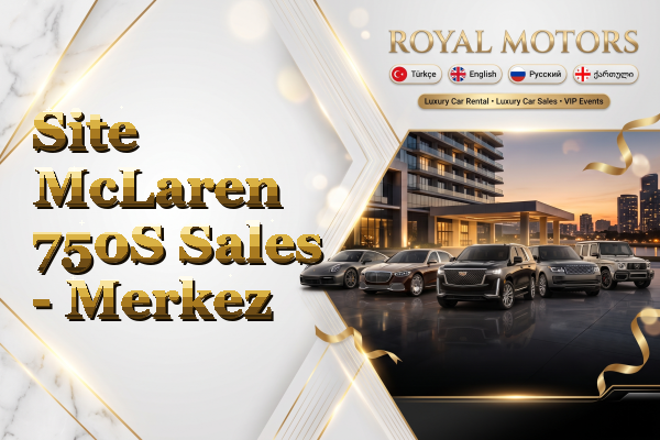 Site McLaren 750S Sales - Merkez