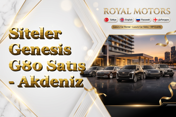 Siteler Genesis G80 Satış - Akdeniz