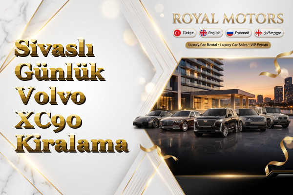 Sivaslı Günlük Volvo XC90 Kiralama
